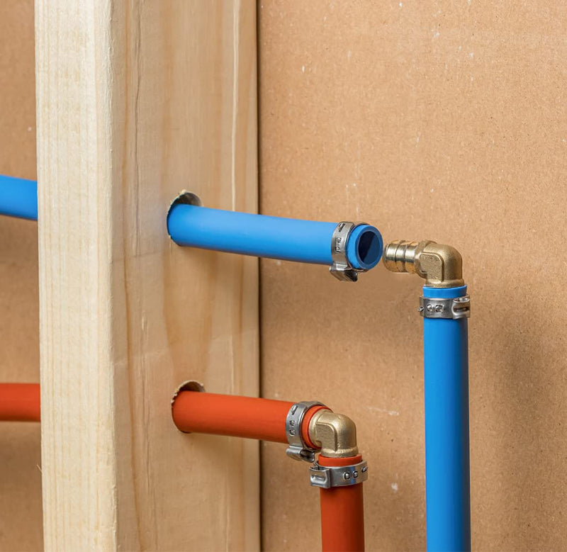 [Australia - AusPower] - 10 Pack 1/2" PEX Elbow Fittings, Brass Fittings for PEX Tubing Pipe (1/2" Elbow, 10) 10 × 1/2" Elbow 
