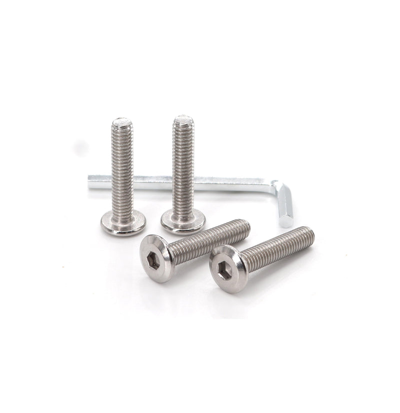 [Australia - AusPower] - binifiMux 10pcs M6 x 50mm Rivet Countersunk Socket Cap Allen Bolts Rivet Screws Furniture Connecting Bolts 304 Stainless Steel 