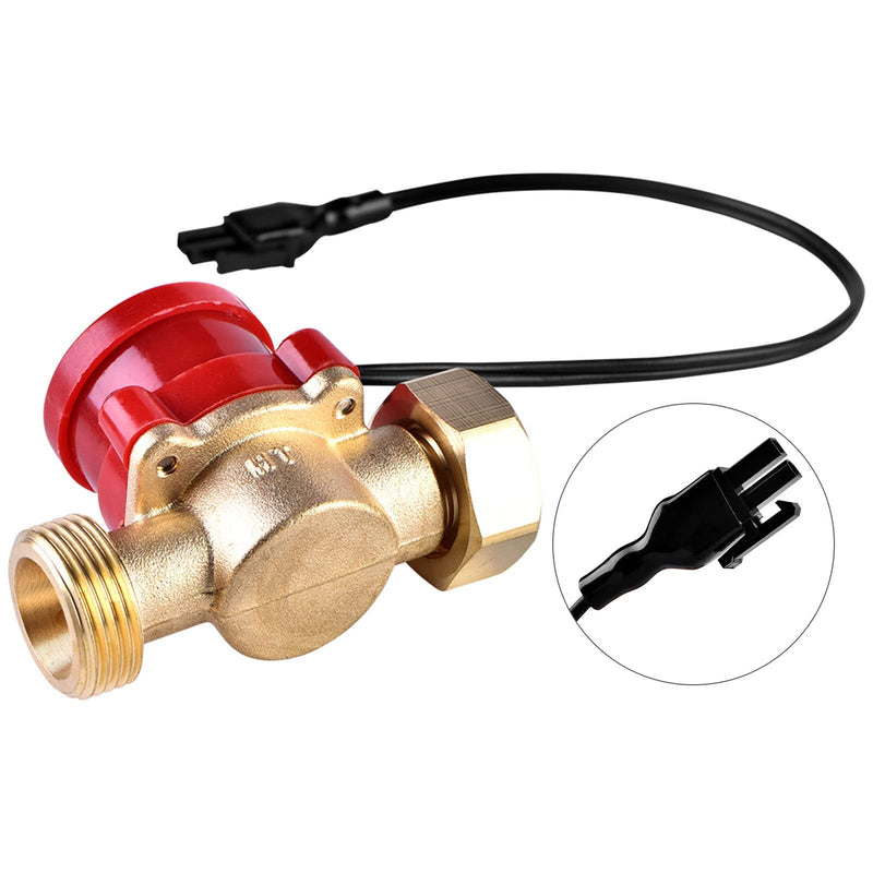 Water Flow Sensor,Ht30 Water Flow Switch, Water Flow Sensor Machine,Ac 0-110V 0.2A G3/4"3/4" Thread Flow Sensor Switch for Tap Water Booster