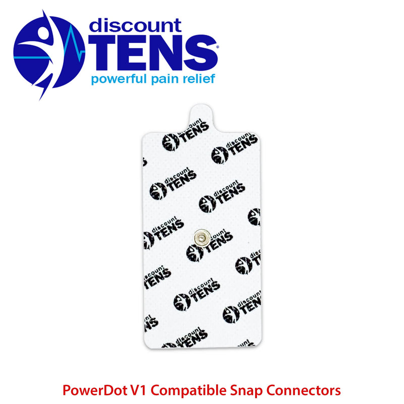 [Australia - AusPower] - Discount TENS - PowerDot 1.0 Compatible Electrodes with Snap Connector, 12 Premium PowerDot 1.0 Compatible Replacement Pads (Version 1 - Snap Connector) 
