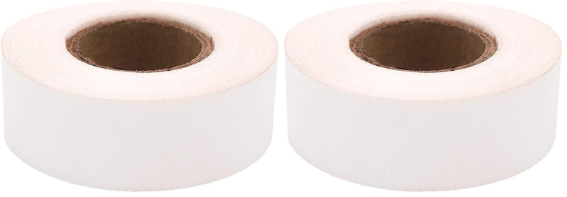 ChromaLabel 0.75 Inch Clean Remove Color Code Tape, 500 Inch Roll, White (Pack of 2) 3/4" (Pack of 2)