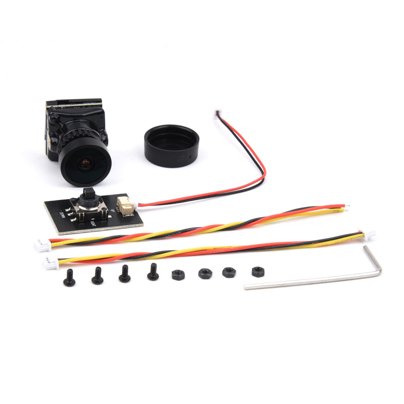 [Australia - AusPower] - Readytosky 2000TVL FPV Mini Camera 1/1.8 ''inch Starlight 2.1mm Lens 4:3 & 16:9 NTSC & PAL Switchable FPV RC Camera for RC FPV Racing Drone FPV Mista Ratel Camera(Black) Black 