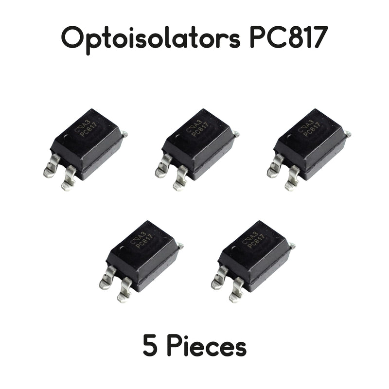 Pack of 5 Optical Insulators PC817 PC817C SMD SOP-4