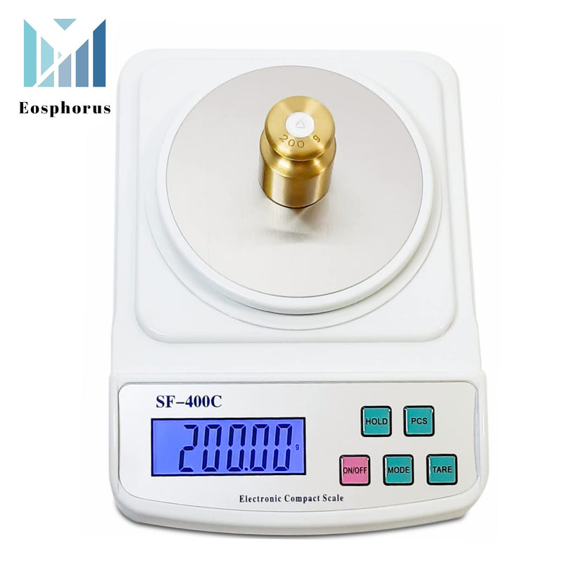 [Australia - AusPower] - Eosphorus Science Digital Scale Mass Balance Chemistry Laboratory Digital Scale Gram Scale 0.01g Accuracy  Ounces and Grams Scale 