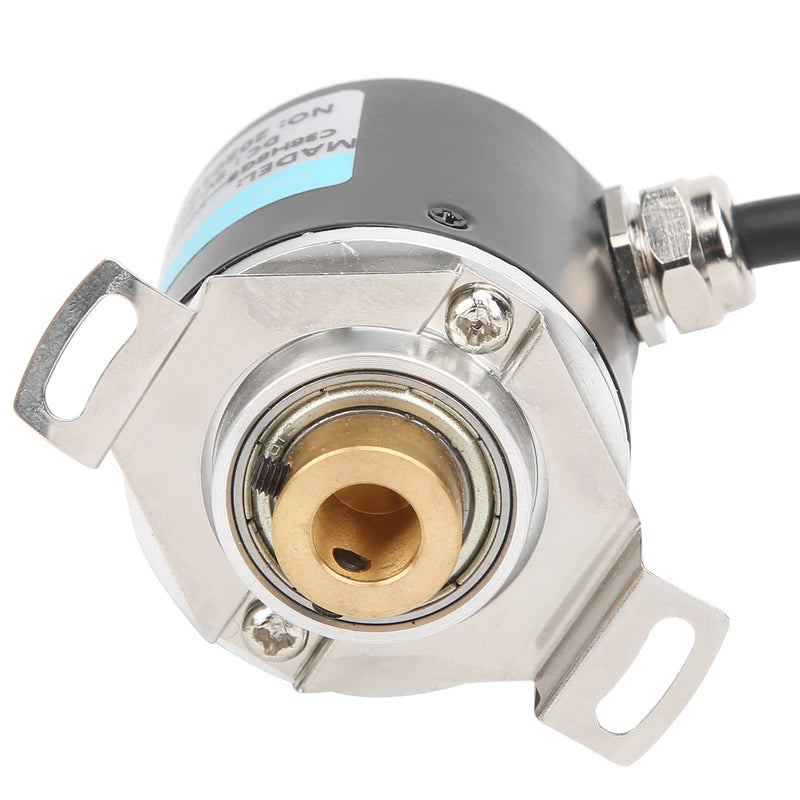 [Australia - AusPower] - Incremental Optical Rotary Encoder, DC5?24V 30mA ABZ Encoder Incremental 3?Phase Half Hollow Shaft 6mm Motor Reducer Equipments, for Office Automation(C38S6G5?360Z?G24N), Encoder C38S6G5?360Z?G24N 
