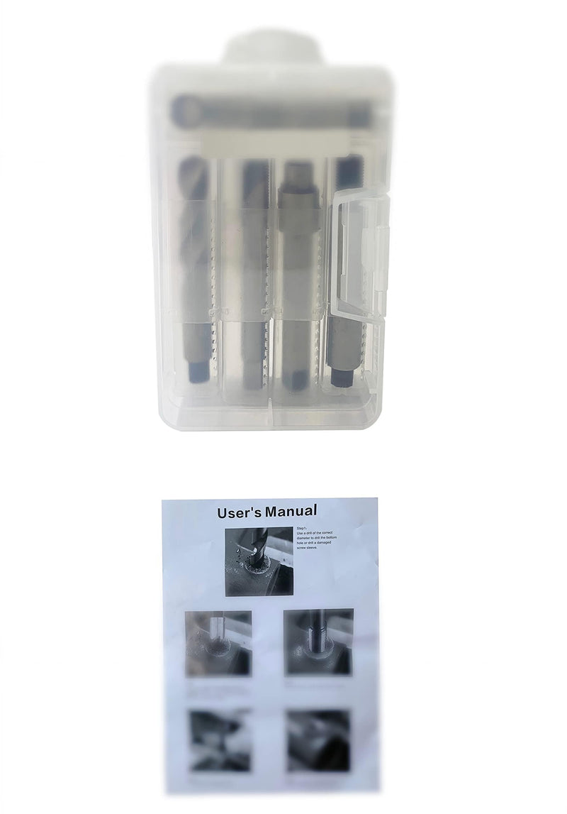 M6*1.00 Two Sizes Thread Repair kit (Including 6 Inserts 12mm Length,6 Stainless Steel Inserts 9.4mm Length)