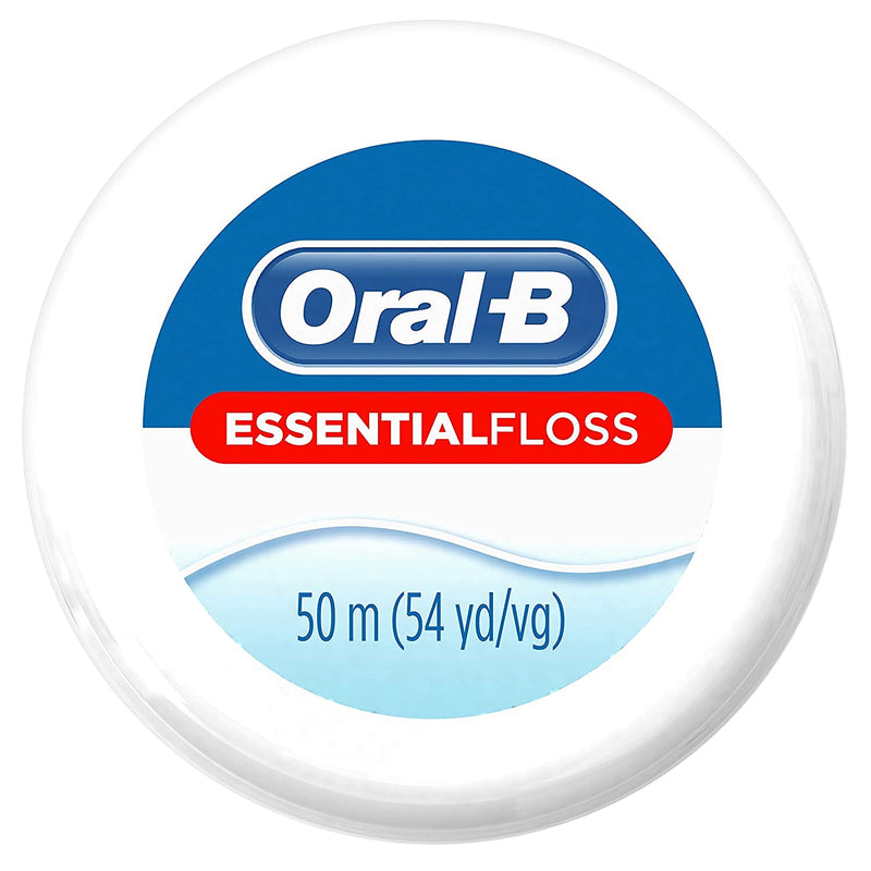 [Australia - AusPower] - Oral-B EssentialFloss Cavity Defense Dental Floss, 50 M, count 2 (Pack of 1) 2 Count (Pack of 1) 