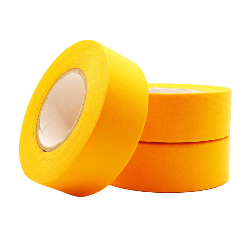 Laboratory Labeling Tape - 1200 inches Long x 1 inch Wide - Extreme Temperature Resistant - Water Resistant - Freezer, Autoclave, Lab Tape - 3 Pack, Orange
