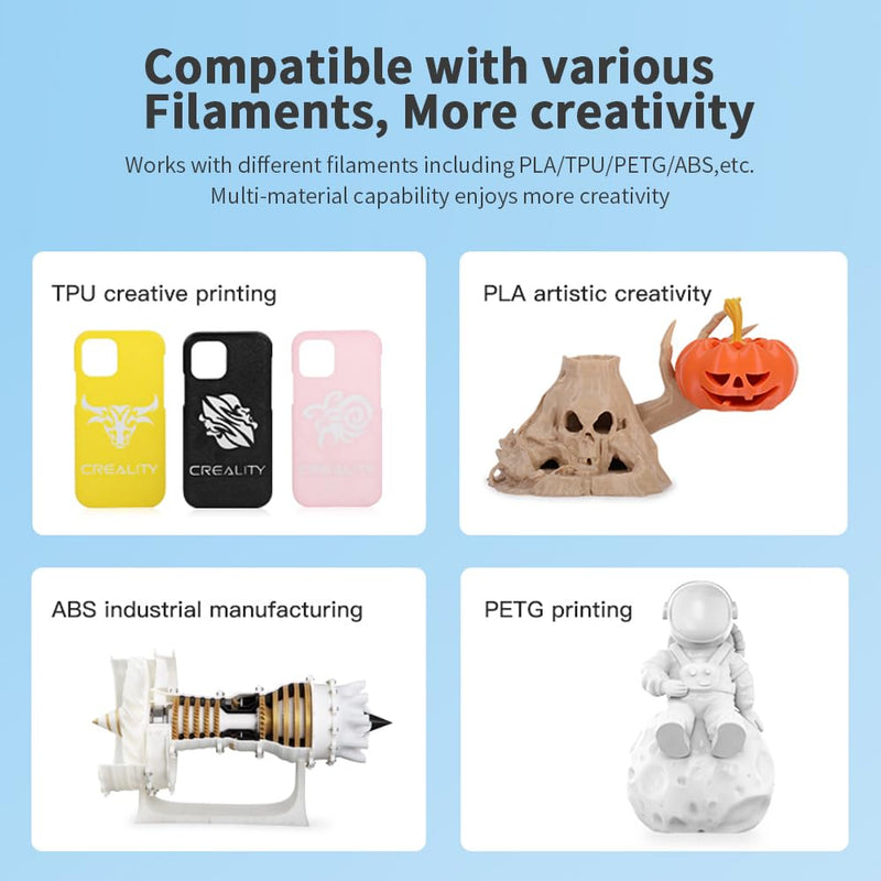 Creality Ender 3 V3 SE Extruder Kit, Original Direct Extrusion Kit Dual Gear Extruder 3.5:1 Gear Ratio Feeding Extrusion Mechanism Kit for Ender 3 S1/Ender 3 S1 Pro/Ender 5 S1/Ender 3 V3 KE 3D Printer