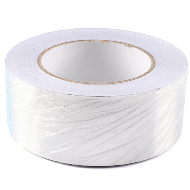 2 inch x 130 Feet Aluminum Foil Duct Sealing Tape, 3.9 Mil, High-Temperature Heavy-Duty Silver HVAC Tape for Ductwork Dryer Vent 2.0 inch x 132Ft