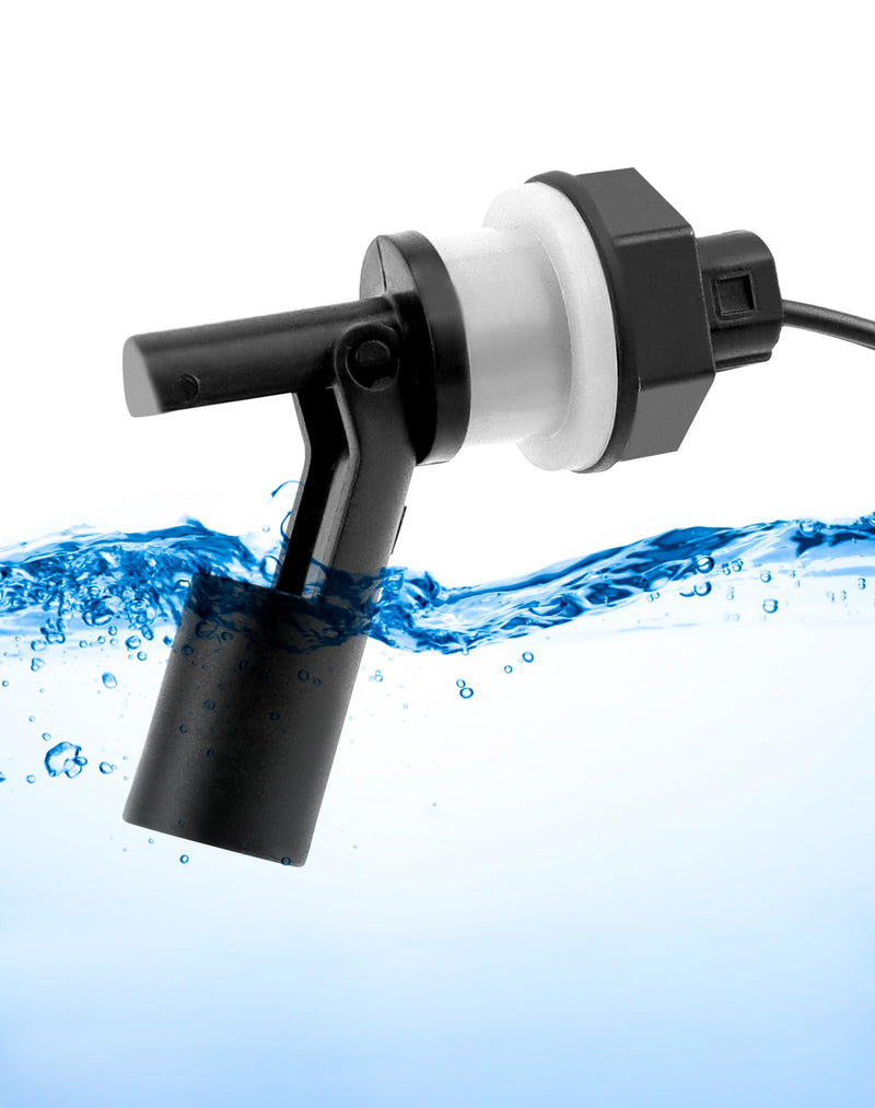 [Australia - AusPower] - QWORK Water Level Sensor, 10 Pack 110V DC Side Mounted Horizontal Liquid Float Switch for Aquarium Tank, Fish Tank Liquid Float Switch Sensor 