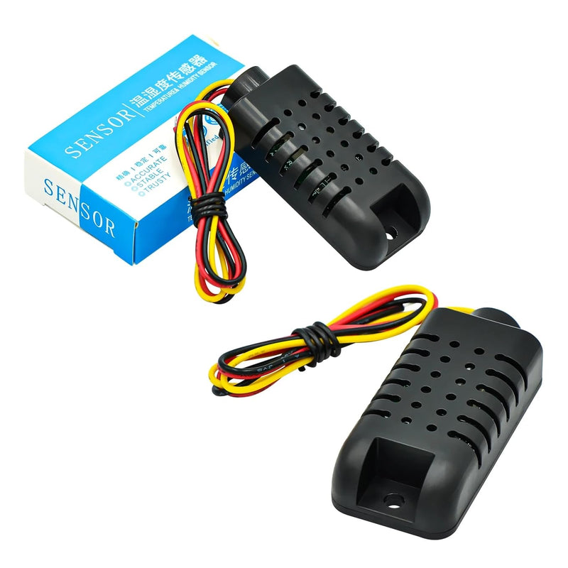 [Australia - AusPower] - iHaospace Pack of 2 DHT21 / AM2301A 2024 New Version Capacitive Digital Temperature and Humidity Sensor 