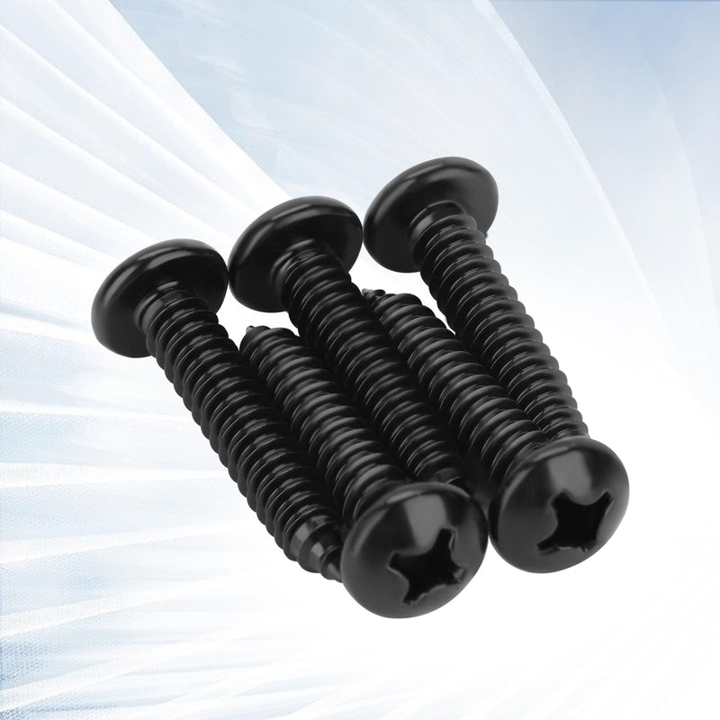 [Australia - AusPower] - #12 x 1-1/2" Phillips Pan Head Self Tapping Screws Sheet Metal Wood Screws, Black Oxide, Stainless Steel 304, 50 PCS #12 x 1-1/2" 