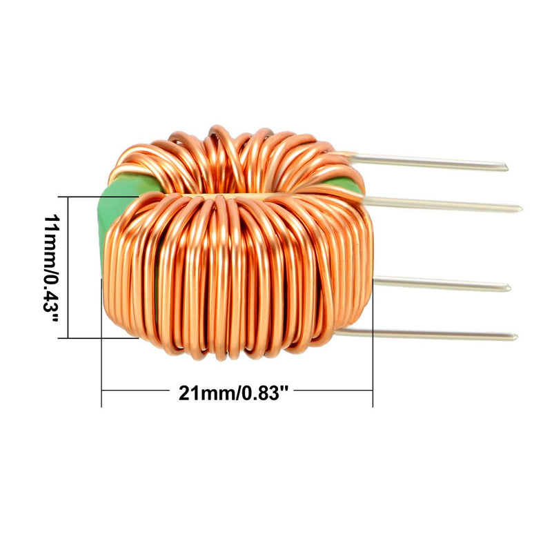 [Australia - AusPower] - uxcell Vertical Toroid Magnetic Inductor Monolayer Wire Wind Wound 15mH 5A Inductance Coil 