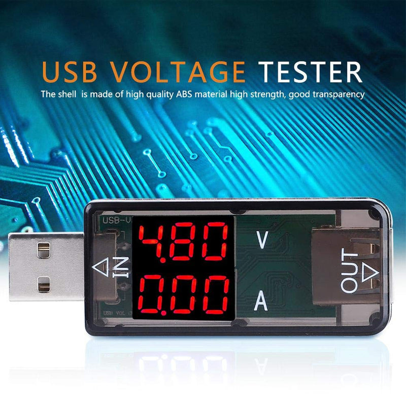[Australia - AusPower] - Taidda USB Tester, Multimeter, Charger Tester, USB Color LCD Voltmeter Ammeter Current Meter, Multimeter Charger for Most Applications 