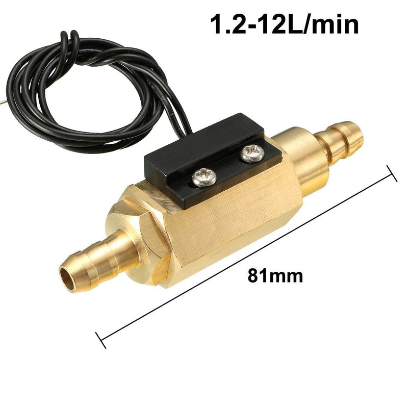 [Australia - AusPower] - uxcell 8mm Hall Effect Liquid Water Flow Sensor Switch Flow Counter Meter 1.2-12L/min SEN-CL08C 