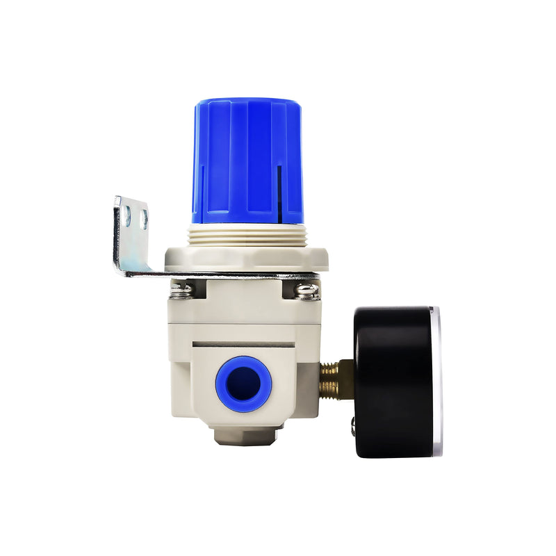 [Australia - AusPower] - 1/4" NPT Air Pressure Regulator - Air Regulator for Compressor,Air Compressor Regulator Air Drying System AR2000-02 Gauge 0-160 PSI 