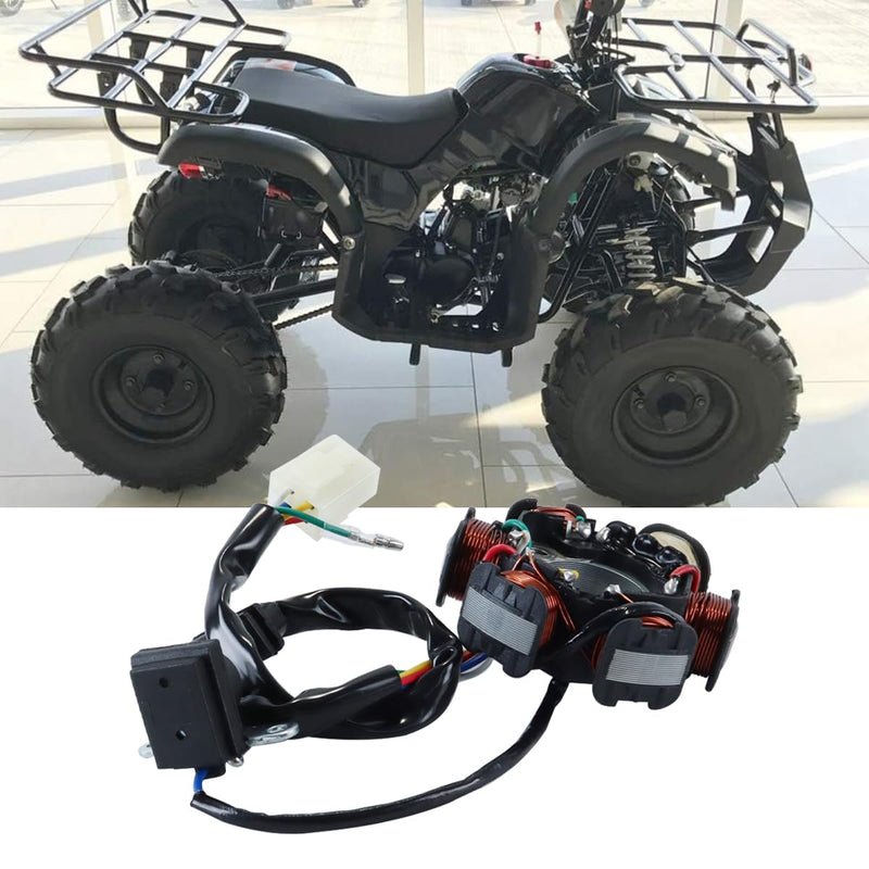 125 Lichtmaschine, Lichtmaschine 50 cm, Generator-Magneto-Statorspule, 6 Spulen, 5-Draht-Motorrad-Magneto-Statorspule, Ersatz für 50 CC 70 CC