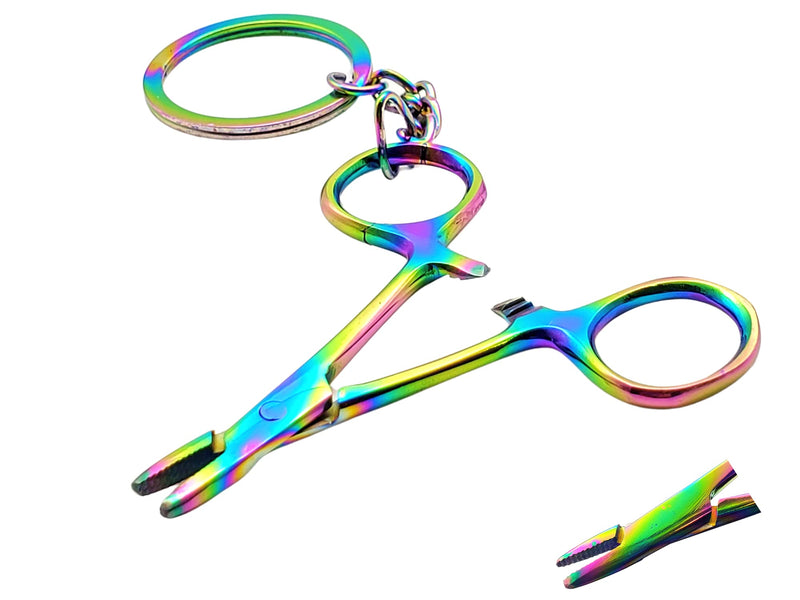 [Australia - AusPower] - Bundle of Mayo Hegar Needle Holder Hemostat Mayo Hegar Mosquito Forceps Keychain 