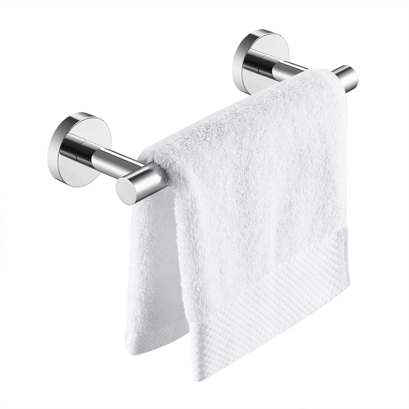 KES 6.7 Inches Hand Towel Bar Bathroom Towel Holder Kitchen Dish Cloths Hanger SUS304 Stainless Steel RUSTPROOF Wall Mount Polished Steel, Total Length 9.1 Inch, A2000S23 9 Inch Polished Finish