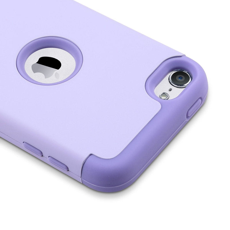 [Australia - AusPower] - ULAK Compatible with iPod Touch 7 Case, iPod Touch 6 Case, iPod Touch 5 Case, Heavy Duty High Impact Knox Armor Case Cover for iPod Touch 5th/6th/7th Generation, Purple 