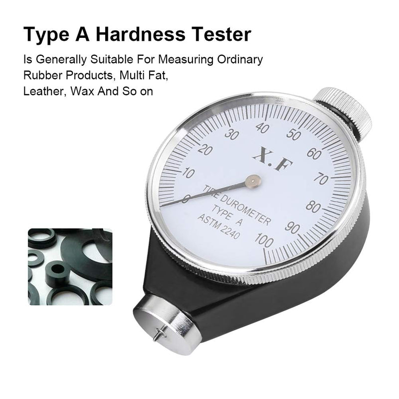 [Australia - AusPower] - Mohs Durometer Tester, Akozon Rubber Shore Type Durometer Hardness Meter Tester 0-100 HA 
