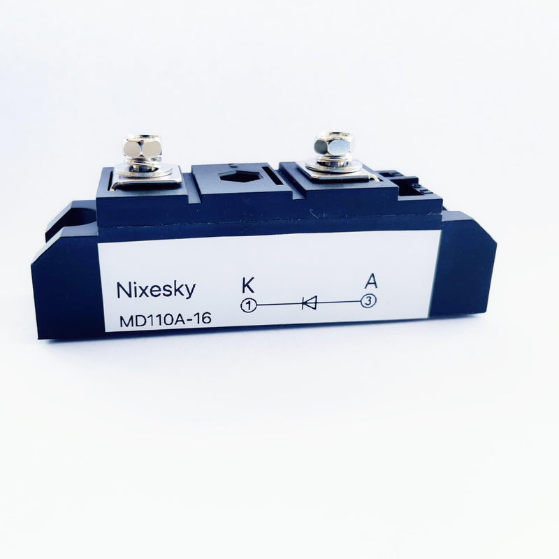 [Australia - AusPower] - Solar Diode Anti-Reverse One Way Diode MD 110A(100Amp)-16;Use Voltage Range:AC < 400VAC ;DC 3-1000V;Used in Solar Energy, Solar Cells,photovoltaicsand Solar Panels 12V 24V 48V (MD 110A-16) 