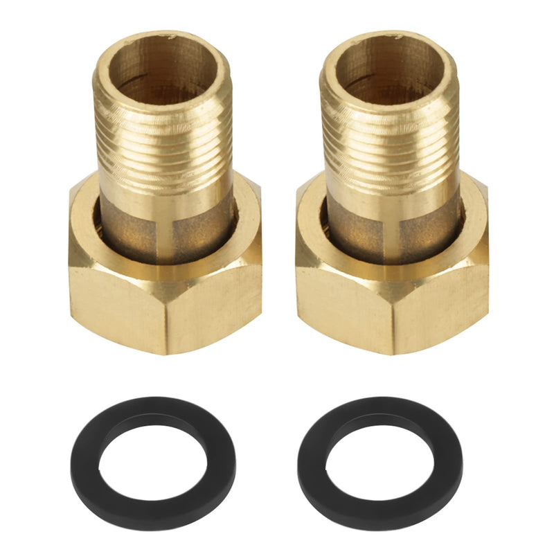 [Australia - AusPower] - Cold Water Meter 15mm 1/2 inch Arbitrary Rotation Function Water Meter with Fittings for Garden & Home Usage 