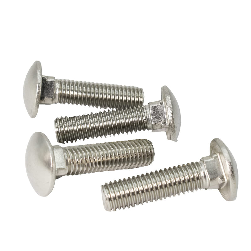 [Australia - AusPower] - 1/4"-20 X 1-1/4" (25pc) Stainless Carriage Bolt, 18-8 Stainless Steel Full Thread Coverage,Carriage Bolt,by SANTIE 1/4"-20 X 1-1/4" (25pc) 