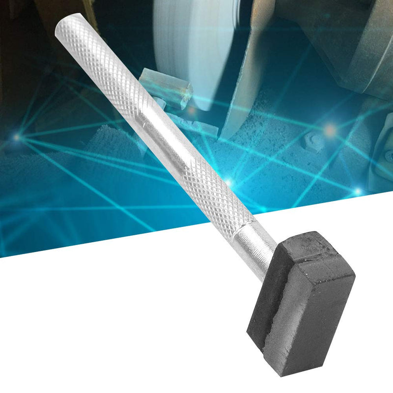 Wheel Stone Dresser, Diamond Grinding Disc Grinder Dressing Tool, Coated Straightening Bench for Dressing Deburring Discs and Flat Surface, Silver Edition