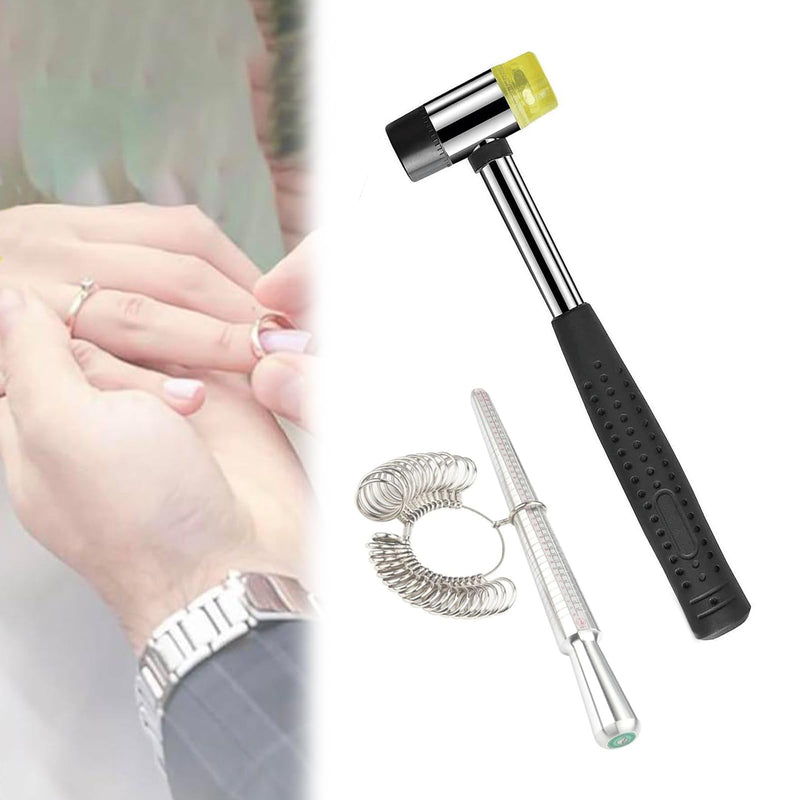 [Australia - AusPower] - Rubber Hammer Small Plastic Mallet: Jewelry hammer Small rubber mallet Plastic hammers Soft hammers for use with jewelry, handicrafts, furniture assembly, etc. 