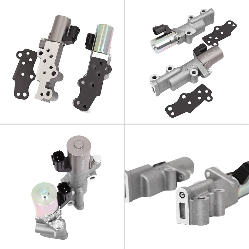 Engine Valve Variable Timing Solenoid Oil Control VVT Left Right Compatible with Nissan Frontier Pathfinder Xterra Quest Maxima Altima Murano 350Z OE# 23796-EA20A 23796EA20B 917-011 917-012 917-011+917-012