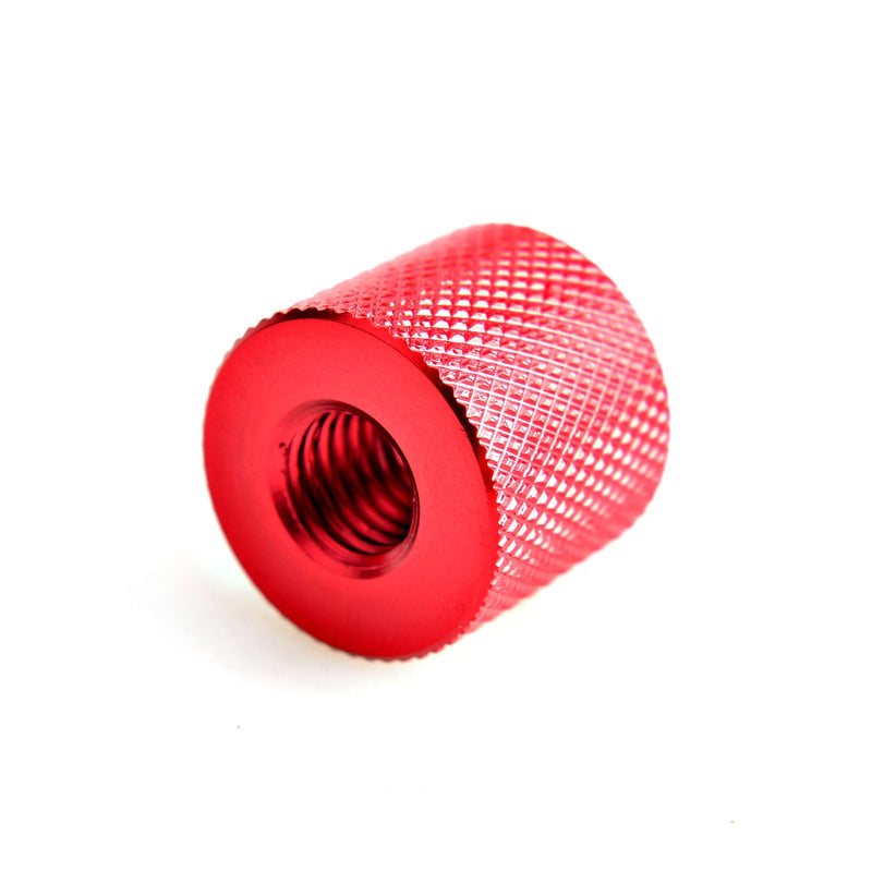 [Australia - AusPower] - 1-1/8" Two Hole Pins 6061 Aluminum Lightweight Construction 2 Hole Flange Alignment Pin with Anodized Oxide Red Finish 4Pcs 
