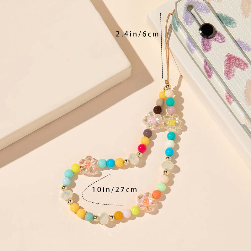 [Australia - AusPower] - Beaded Phone Lanyard Strap Girly Style Fixed Beads Pearl Neck Lanyards A-PHLY-ykl-22 