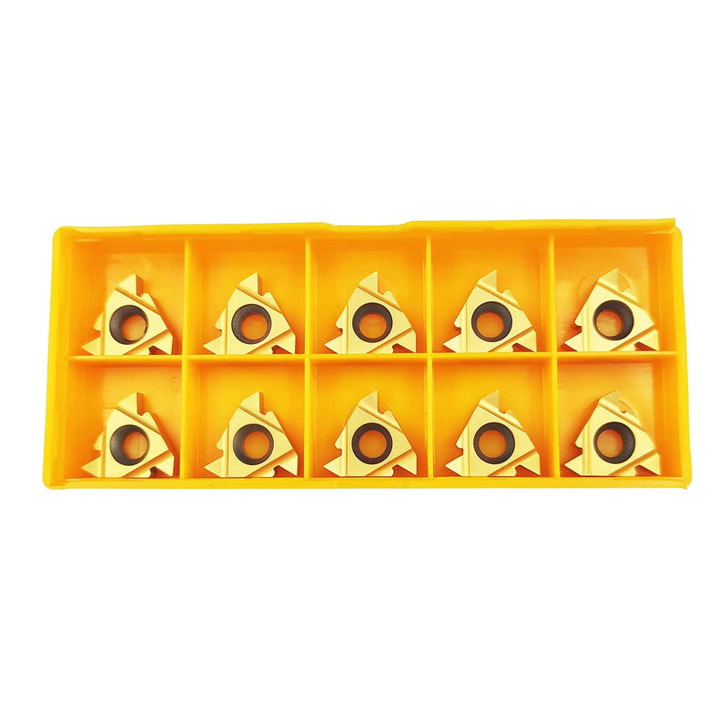 [Australia - AusPower] - 5/8" 3/4" Lathe Tool Threading Insert Turning Tool Holder SER1616H16 SER2020K16 SER2525M16 with Indexable Threading Turning Insert 16ER AG60 Cutting Insert Blade (5/8" (16 * 16mm)) 5/8" (16*16mm) 