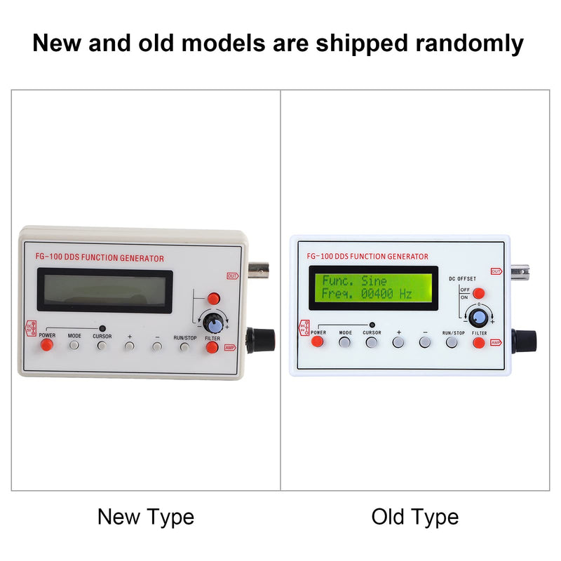 [Australia - AusPower] - Signal Generator DC3.5-10V Function Generator FG-100 DDS Function Generator USB Waveform Function Frequency Generator 1 Hz 500 K Function Generator Signal Generator DDSHz Sine Generator 