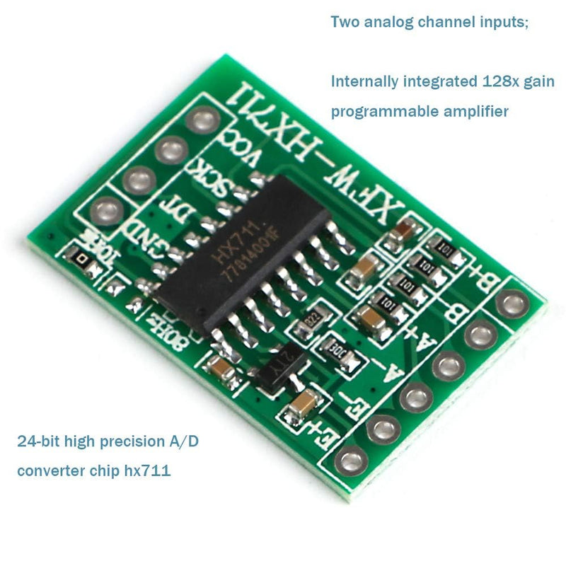 [Australia - AusPower] - HX711 Load Cell Weight Sensor Module 24-Bit Precision AD Module Dual Channel for Rduino Scales Pack of 6 