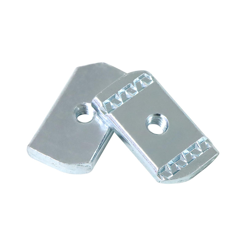[Australia - AusPower] - 1/2-13 No Spring Nuts, Strut Channel Nuts with Zinc Electroplate Finish, without Spring Nuts for Use with Strut Channel (10 Pack) 1/2-13 Without/No Spring 
