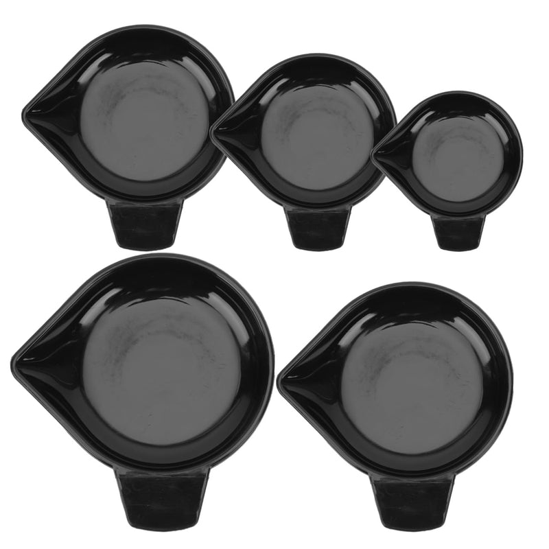 Pack of 5 Digital Scales Partial Plastic Electronic Precision Scales Bowls Stackable Large Capacity Scale Dishes for Jewelery Food Precise Weighing