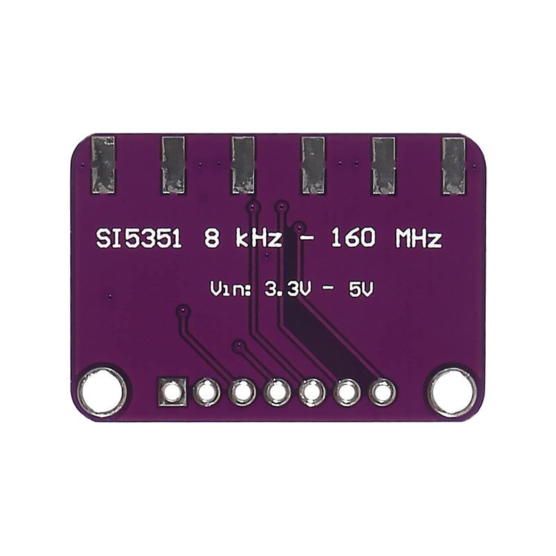 [Australia - AusPower] - 2PCS Si5351A I2C 25MHZ I2C High Frequency Signal Generator Breakout Board Signal Generator Clock 8KHz-160MHz DC 3V-5V 