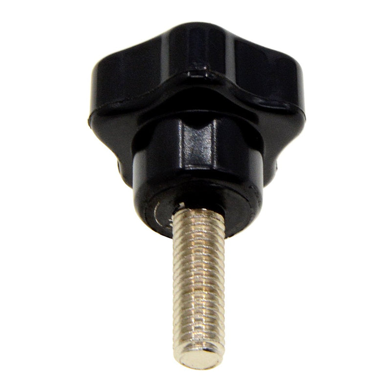 [Australia - AusPower] - YXQ M6 Star Hand Knob Clamping Tightening Replacement Black Plastic (6Pcs) M6x25x20(6Pcs) 