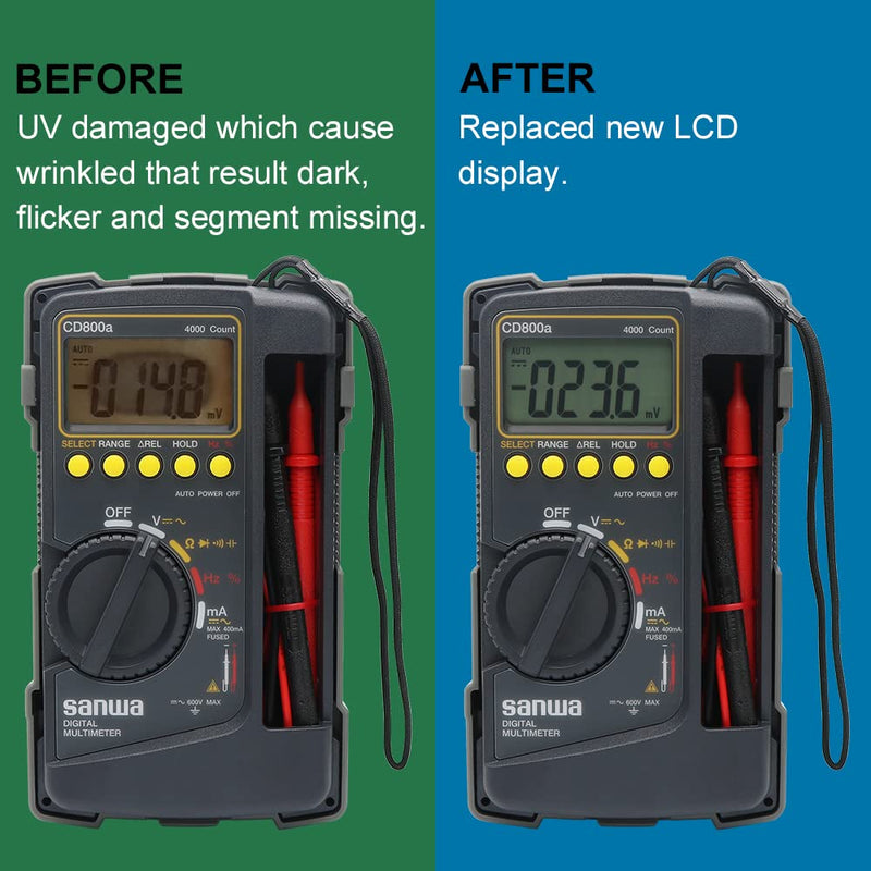 [Australia - AusPower] - Display 0373-004AD Replacement for Sanwa CD800a Digital Multimeter 