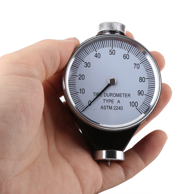 Shore Hardness Gauge, 0-100 HA Shore A Durometer, Hardness Tester for General Rubber Plastic Hard Rubber Hardness Measurement