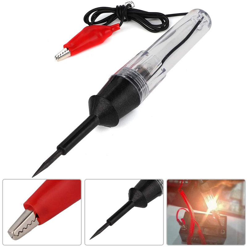 [Australia - AusPower] - Car Test Pen,6-12-24V Car Auto Electrical Voltage Test Pen Light Lamp Circuit Tester Detector Probe 