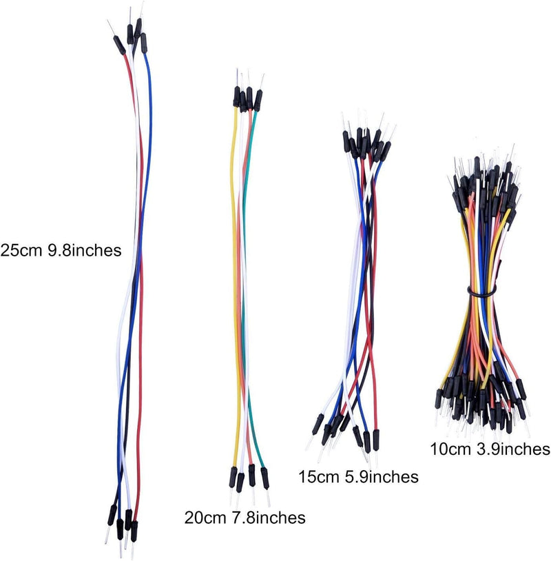 [Australia - AusPower] - GTIWUNG 170 & 400 & 830 Tie Points Mini Breadboard Kit, Solderless Prototype Circuit Board for Arduino Proto Shield + 130 Pieces Jumper Wire Cable 170 & 400 & 830 points mini breadboard 
