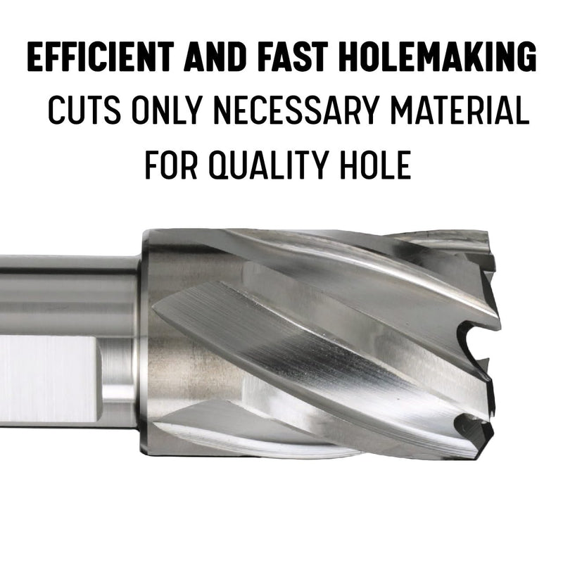 Drill America DWC5-530-213 9/16" X 2" High Speed Steel Annular Cutter, DWC Series 9/16" 2" Depth of Cut