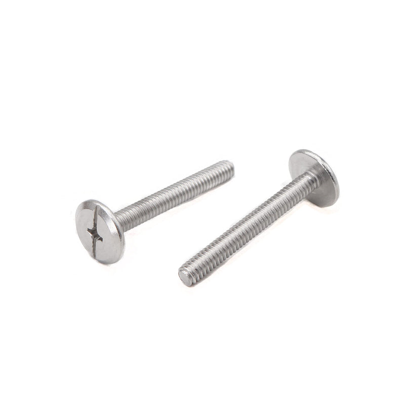 [Australia - AusPower] - 25pcs 1/4-20 x 2" Sidewalk Bolts, Hurricane Bolts, 304 Stainless Steel, Plain Finish 2" 25pcs 