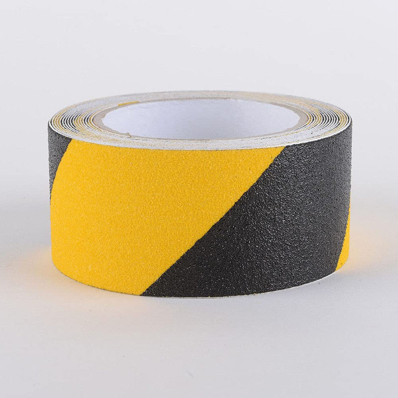 Anti Slip Tape Heavy Duty Non Skid Treads Safety Tape for Stairs Outdoor/Indoor(5m×50mm, Yellow&Black) 5m×50mm