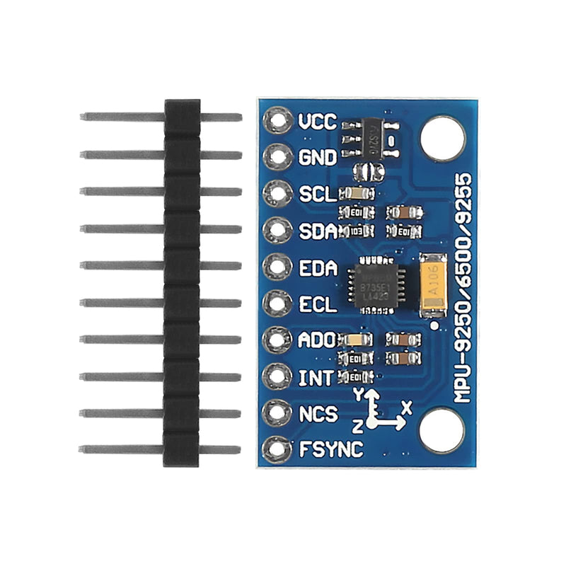 [Australia - AusPower] - 6PCS GY-6500 MPU-6500 6-Axis Gyroscope Accelerometer Sensor Module IIC I2C SPI Replace MPU6050 with Pins GY-6500 