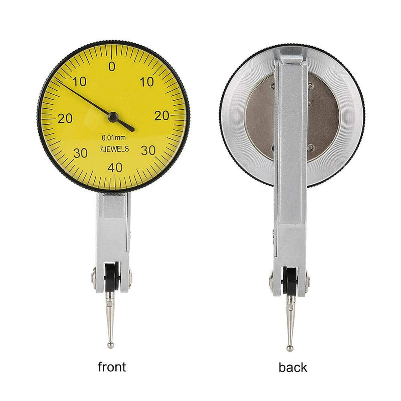 [Australia - AusPower] - Vikye Dial Test Indicator, Precision 0.01mm Lever Dial Test Gauge for Machining, Layout & Inspection Work 